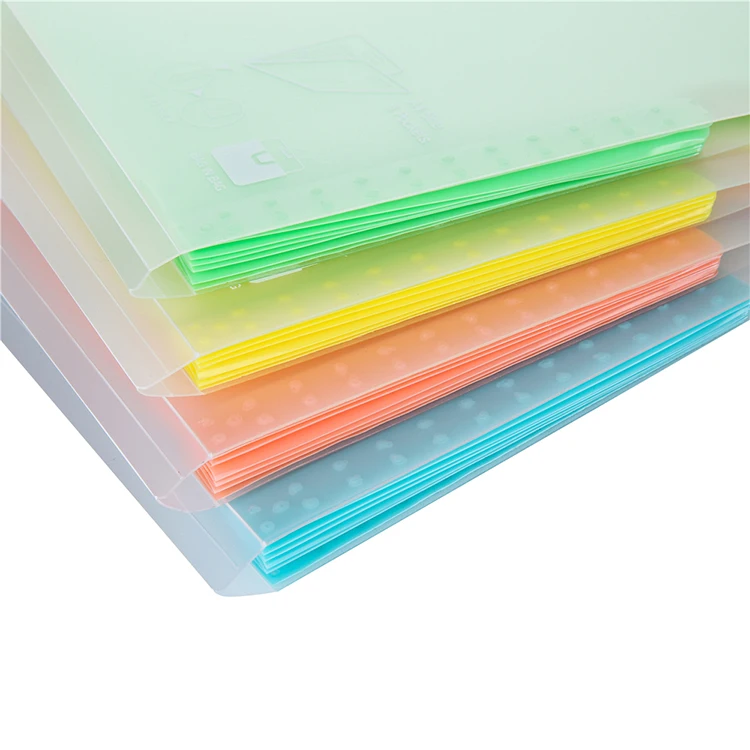 UYI Expanding File Folder A4 Portable Horizontal Opening Organ Bag  5 Pockets Documents Storage Bag Filling Product Custom Logo