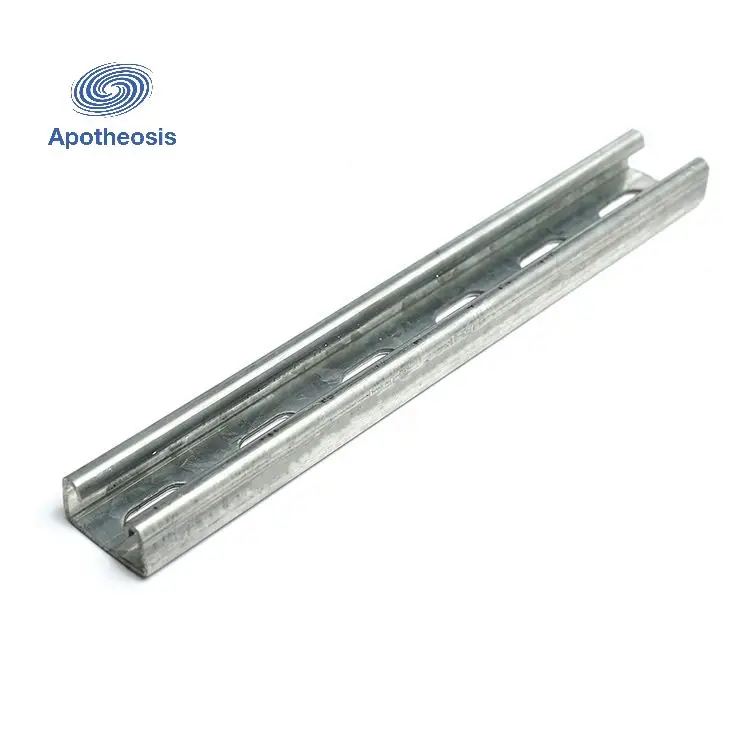 Factory Supply Hot DIP Galvanized Strut Slotted C Channel Steel Unistrut Channel Pregalvanized Strut Channel