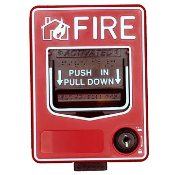 2 wire Manual Call Point with pull down plate without breaking glass used for fire alarm system