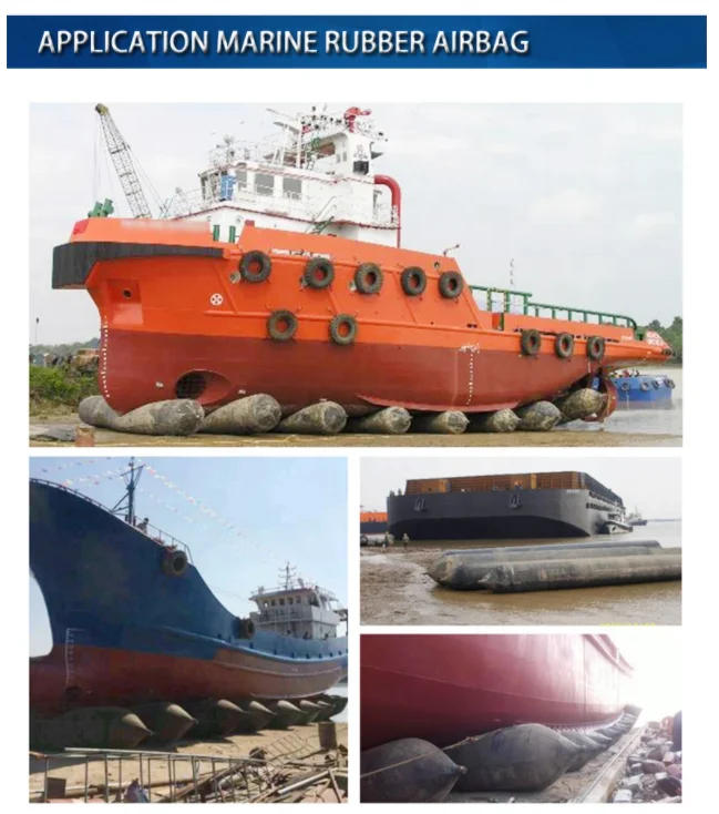 CCS Certificate marine Rubber Inflatable Pontoon for Ship Launching