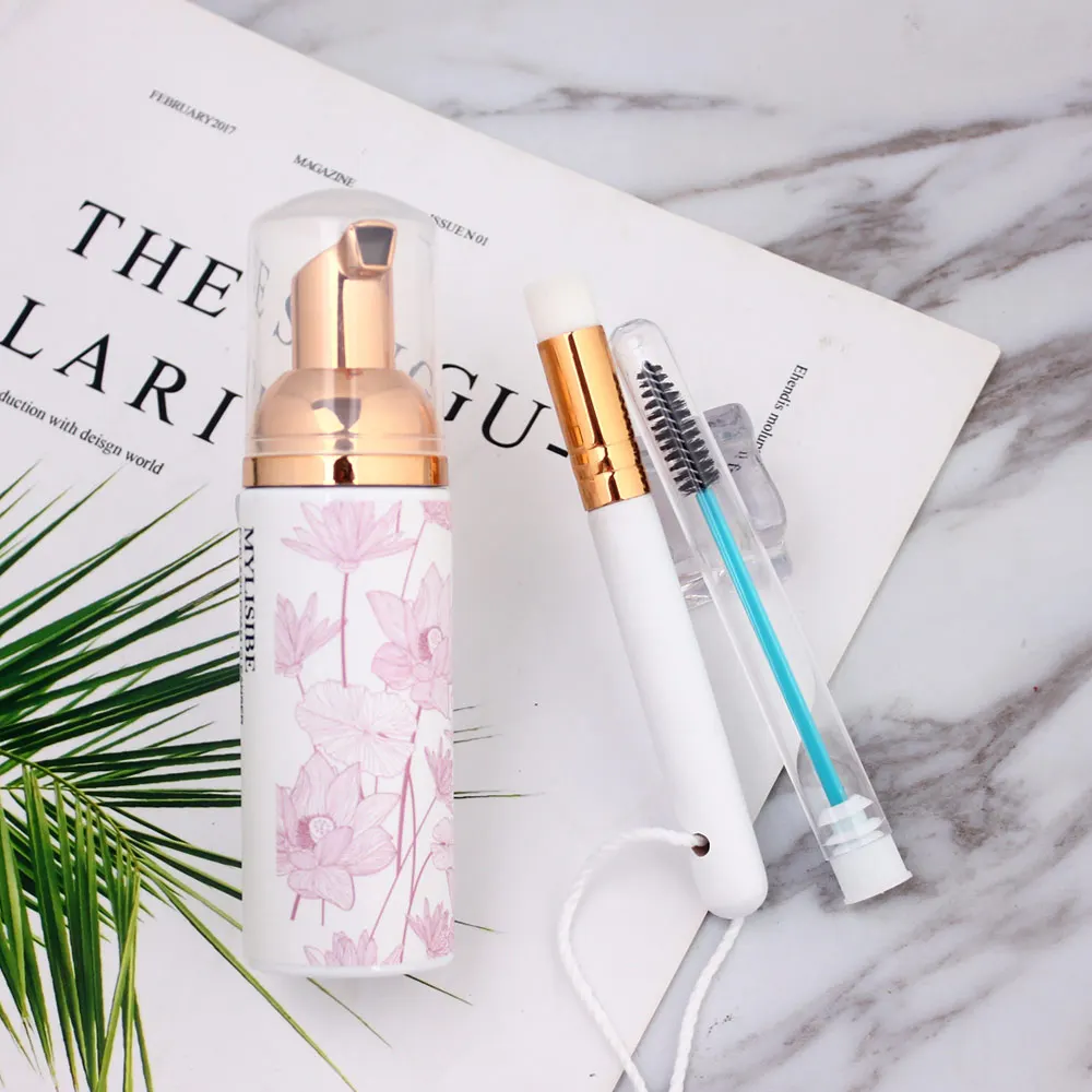 Eyelash Cleanser  Custom Label Eyelash Shampoo Lash Brush And Cleanser