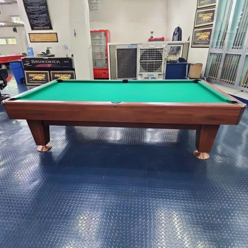 Philippines High Sale Maxima 8 Billiard Table with Top Solid Wood and Black Slate 9ft 8ft and CPBA Cloth