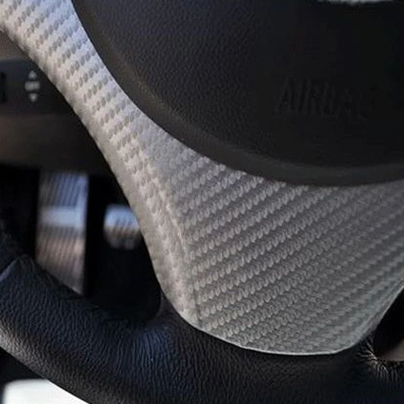 Carbon Fiber Black Film 3D Rolls PET/TPU Colorful Car Body Stickers Car Wrap Vinyls Self Healing