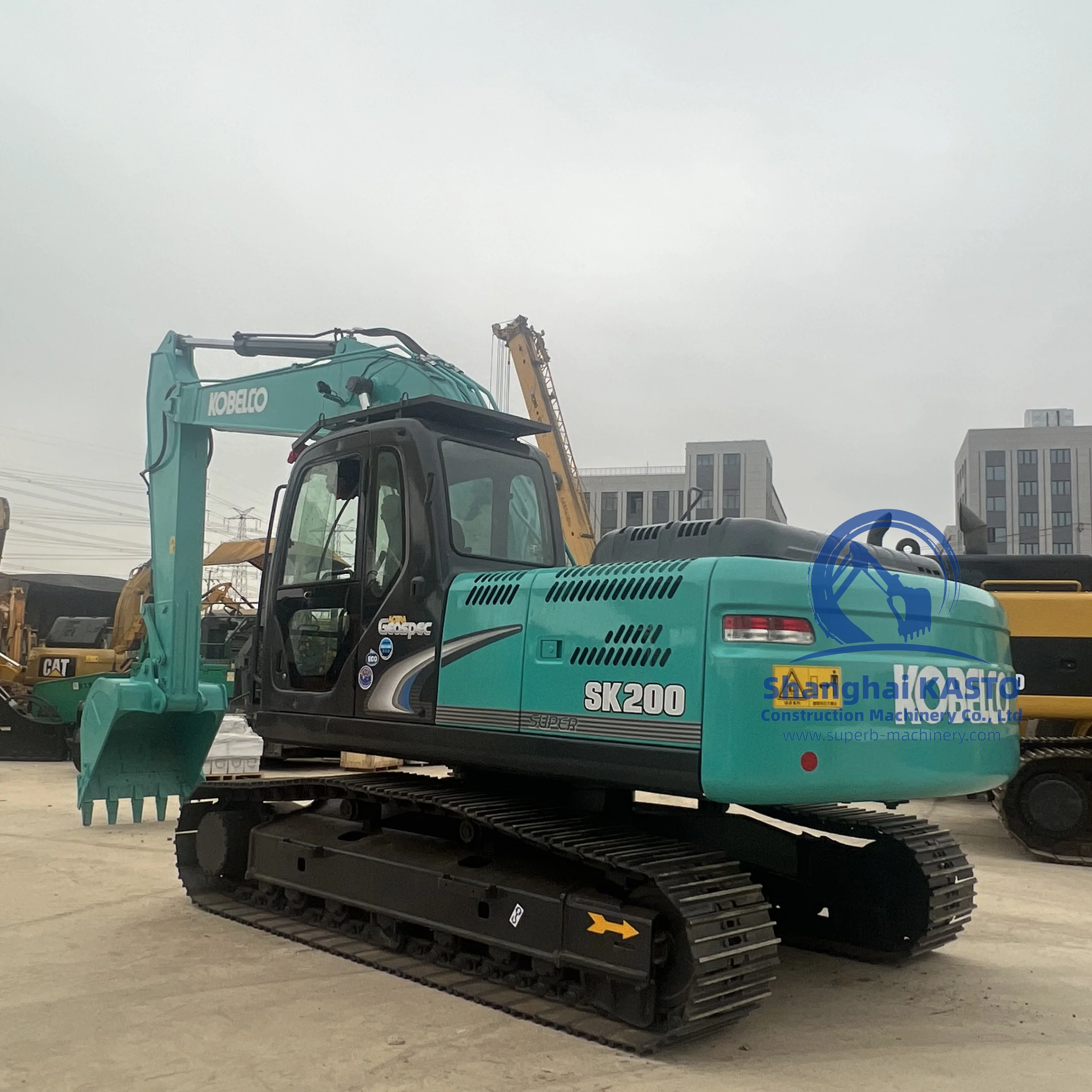 20 тонн kobelco подержанный экскаватор sk200 6