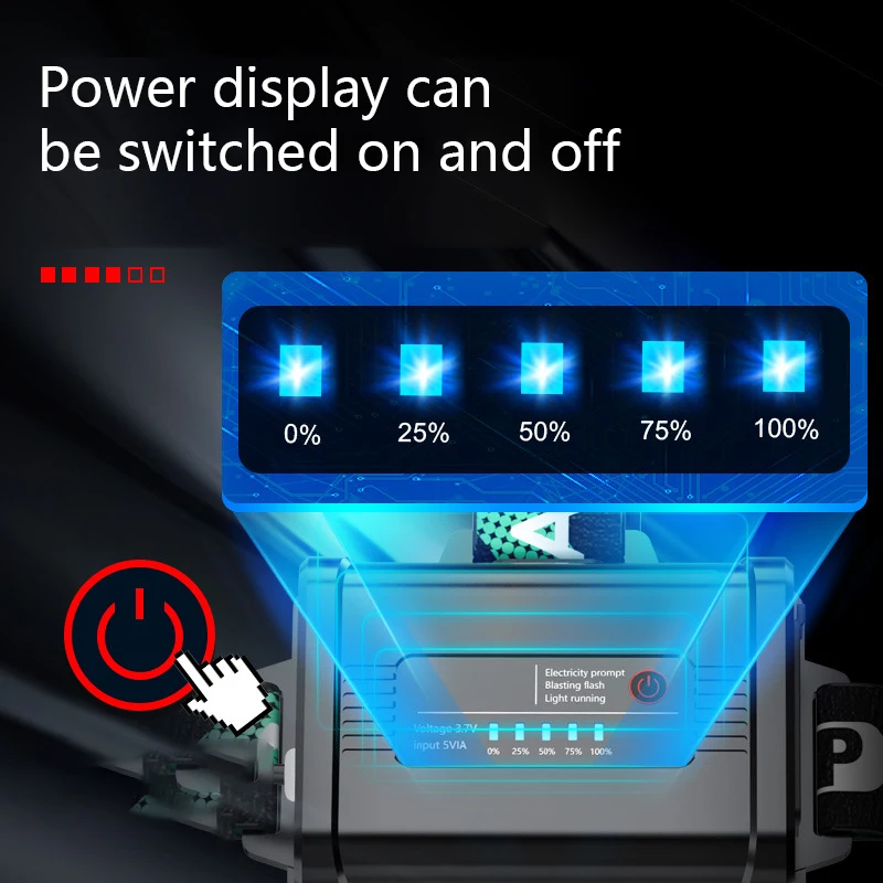 2024 Bright Led Rechargeable Head-mounted Mining Lamp Super Bright Long-distance Shooting Yellow Light Night Fishing Headlamps