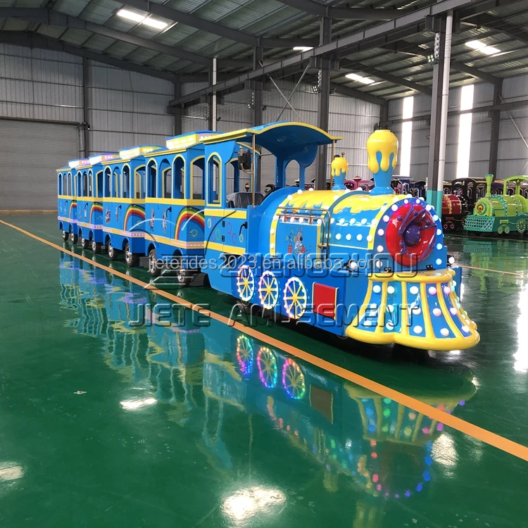 Factory Price Scenic Area Amusement Park Equipment Ride Diesel Steam Track Train Locomotive For Sell