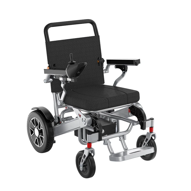 High Quality Quick Folding Aluminum Electromagnetic Brake Remote Control Electric Wheelchair