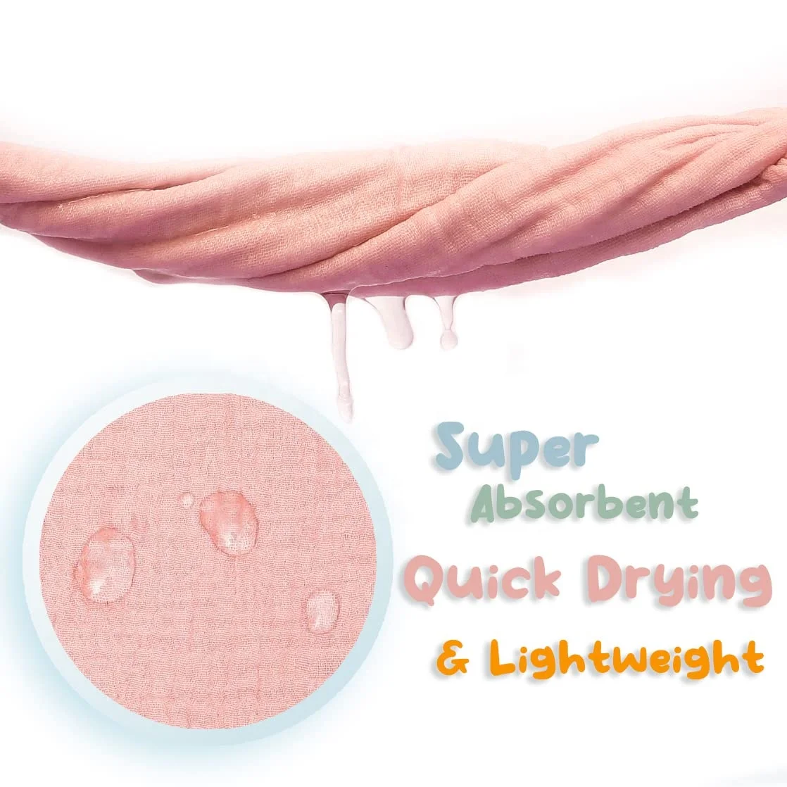 Muslin Baby Solid Bibs Baby Bandana Drool Bibs Colors Bib for Babies for Unisex Boys Girls Solid 100% Cotton Plain Dyed Support