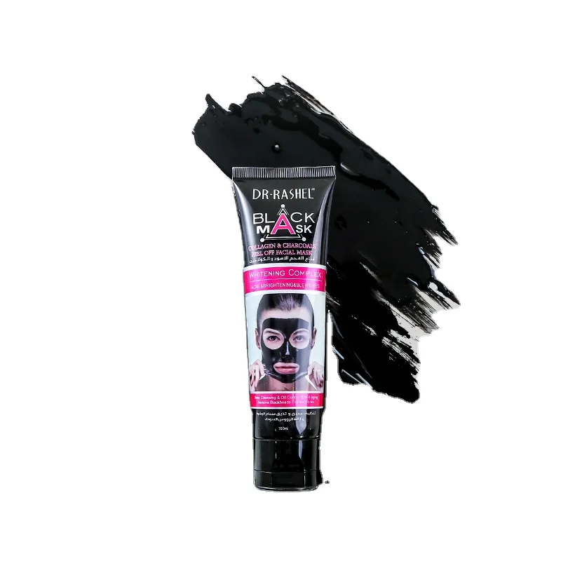 Private Label Black Mask Peel Off Whitening Anti Aging Collagen Face Masks Beauty Brightening Moisturizing Facial Mask