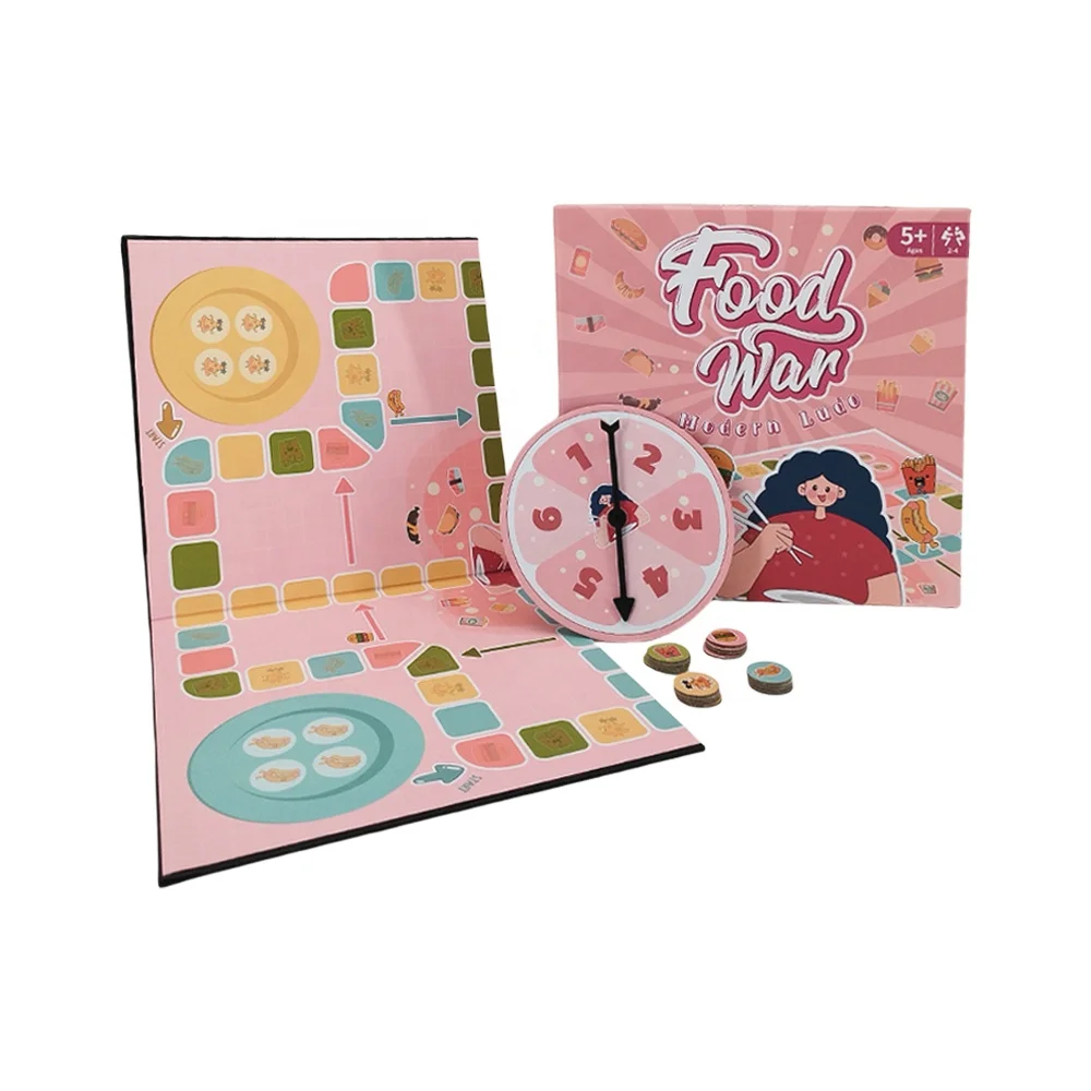 Portable Classic Strategy Game Set Family Dice Games Set Ludo Magnetic Folding Travel Board Game for family