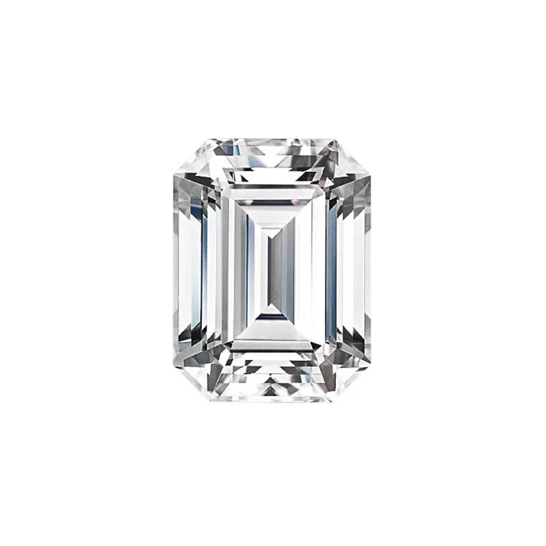 7Carat High Clarity VVS1D Color Emerald Round Brilliant Cut loose moissanite diamond  moissanite gemstones Jewelry moissanite