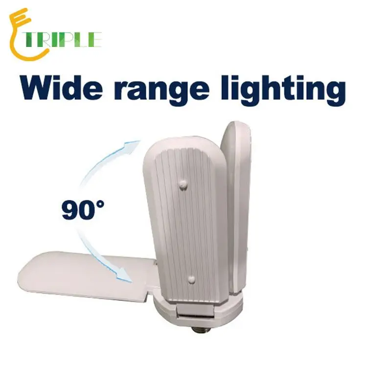 48W Fashion style LED folding light led fan blade bulb