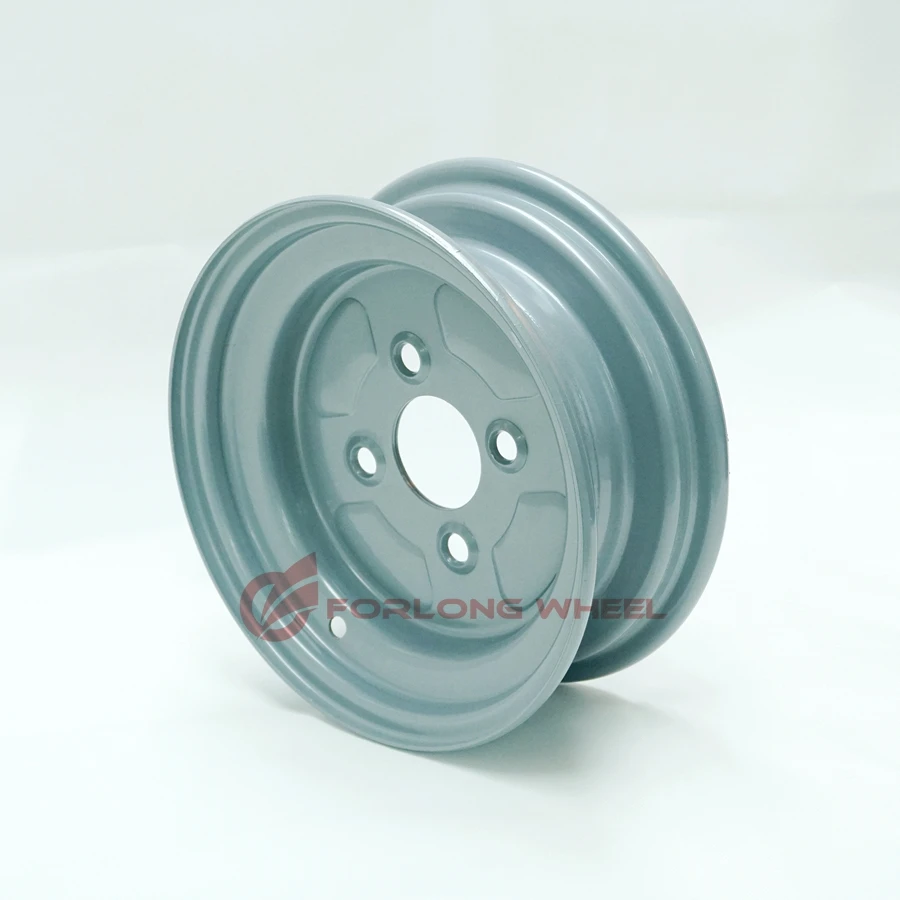 4H 98mm 10inch small high speed trailer steel wheel