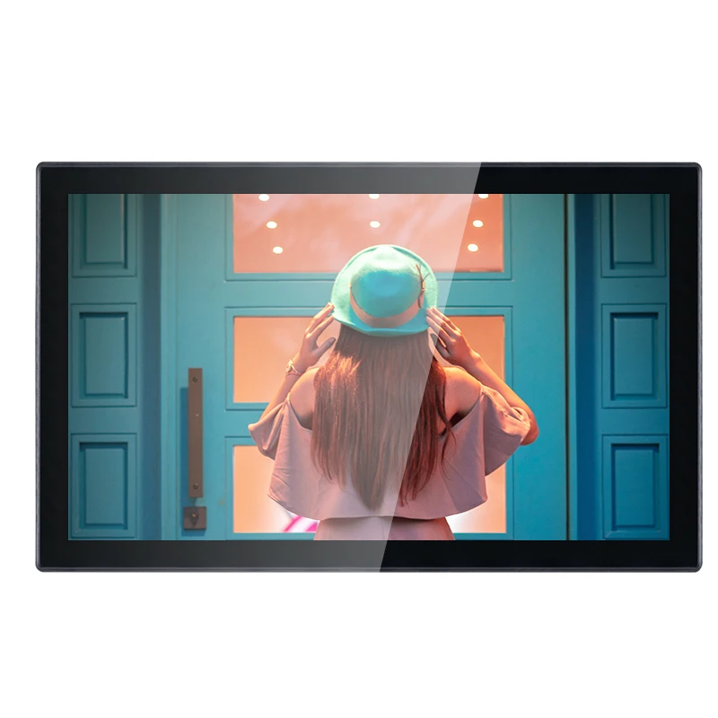 Digital Signage Touch LCD Screen Android 18.5 inch Indoor Advertising Monitor with Adjustable Brightness