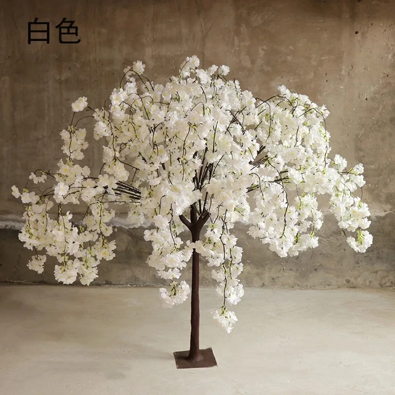 Artificial Cherry Tree Simulation Plant Simulated Flower Living Room Hotel Wedding Decoration Home Party Furnishing