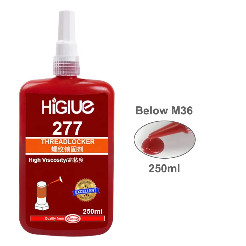 Higlue 243 242 262 270 271 271 272 277 290 threadlocker screw gap glue thread lock adhesive neutral silicone sealant glue