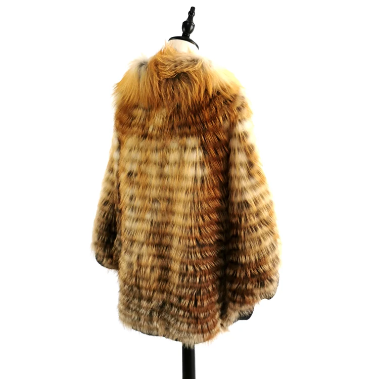 
Autumn New Classic Terse Real Fox Fur Shawl For Women 