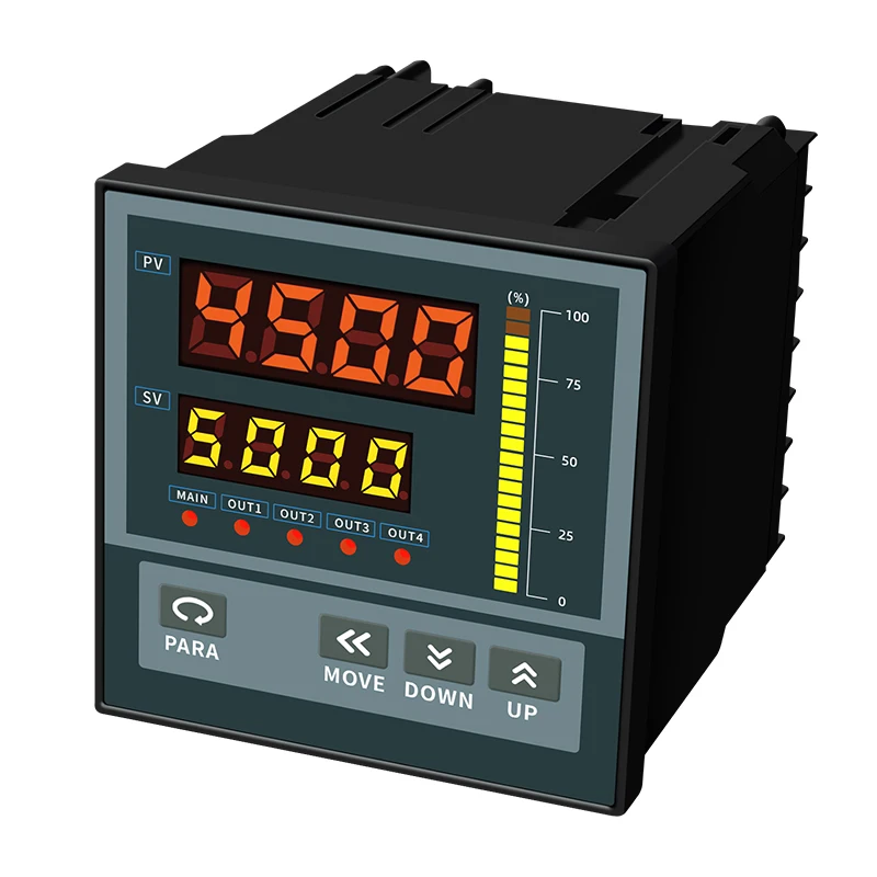 High quality industrial usage 220v 120v pid display temperature controller 4 channels process indicator 4-20ma