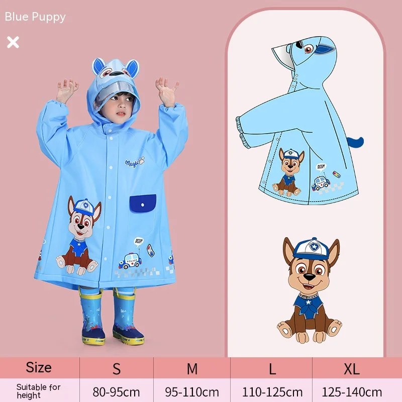 Kids Raincoats Waterproof Rain Jacket Hooded Rain Poncho Toddler Boys Girls Rain Suit Reusable Rainwear