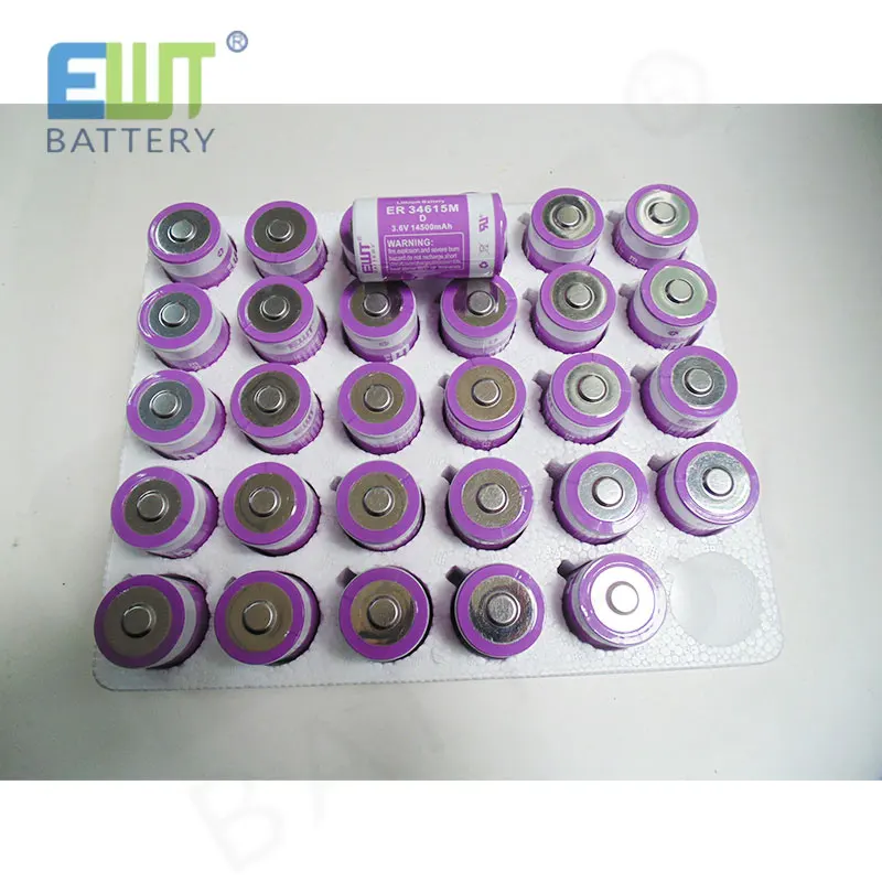 EWT Primary Lithium Battery ER341615M 3.6V 14500mAh Primary Battery for Electric Meter