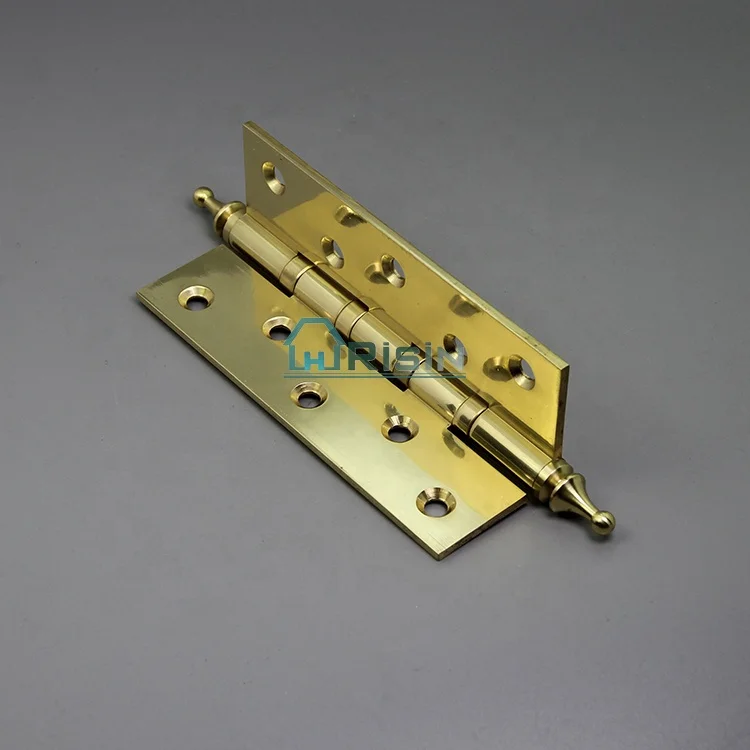 4 Ball Bearing Brass Ball Race Finial Hinge