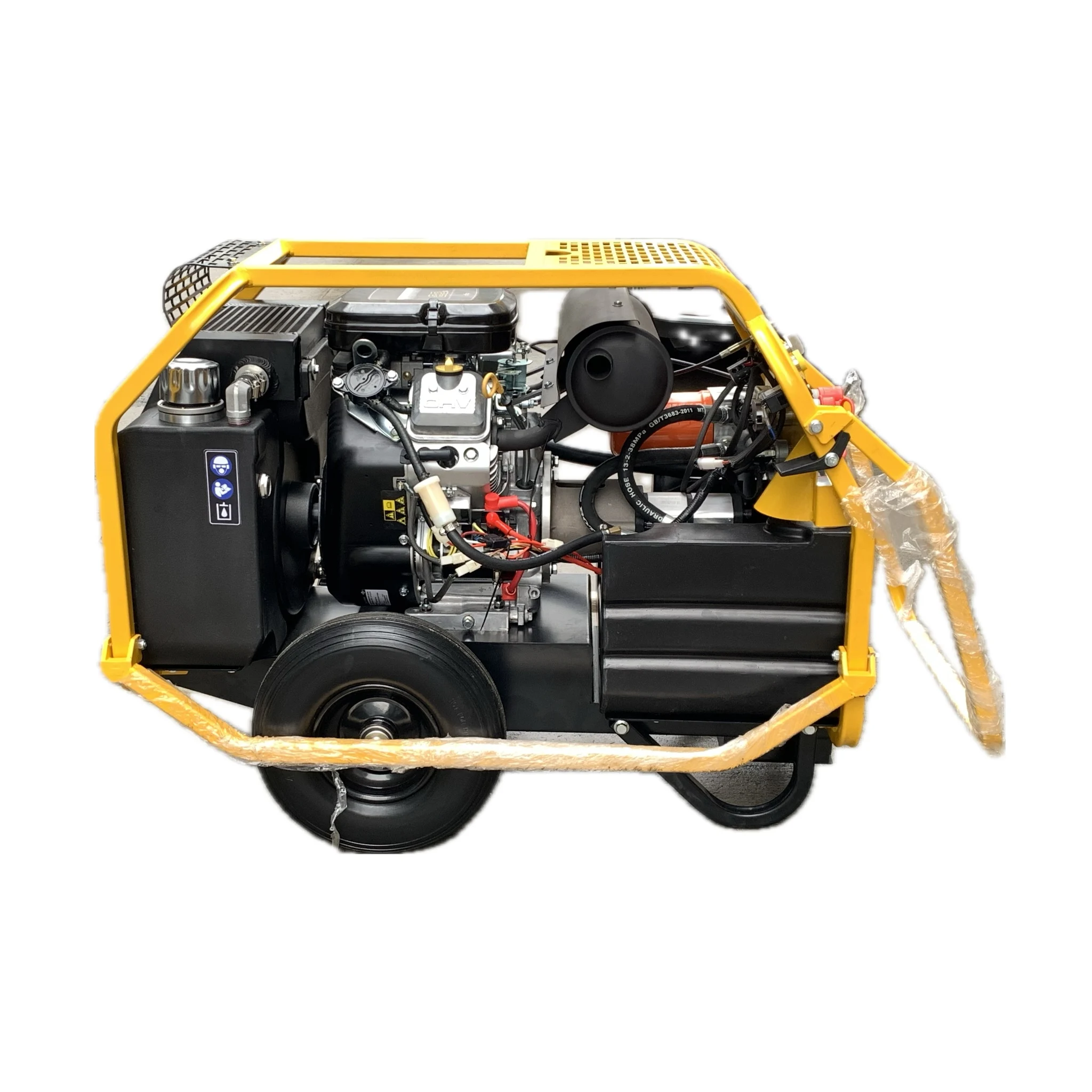 Powerful Stable Portable 23HP Mobile Hydraulic Power Unit Pack Double Circuit Station