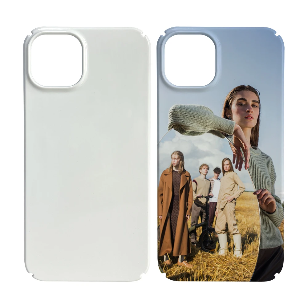 Subbank Wholesale 3D PBT Plastic Full Edge Shockproof Sublimation Phone Case for iPhone 12 13 Mini Pro Max Series