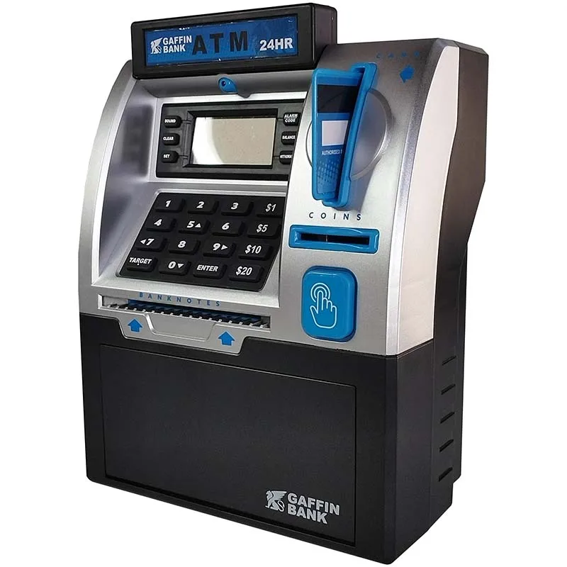 ATM Piggy Bank Cash Coin Can ATM Bank Electronic Coin Money Bank for Kids