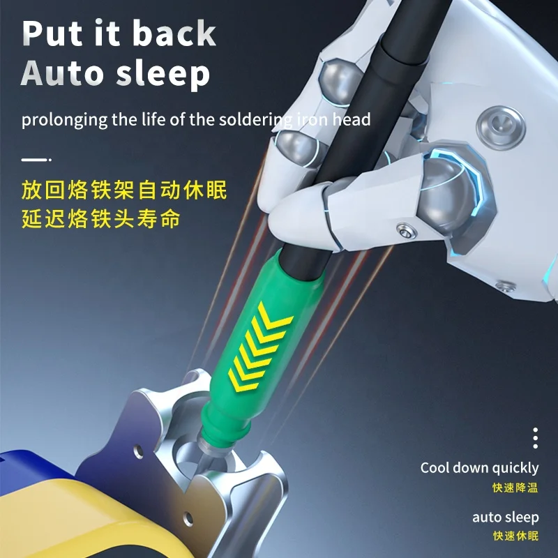 MECHANIC C211 130W Peak Power Welding Station C210 C115 Iron Handle for Mobile Phone Repair Intelligent Soldering