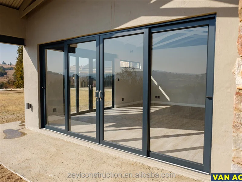 ZEYI Manufacturer Bi-Fold Doors Sound Proof Folding Door  PVC Folding Sliding Door
