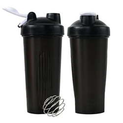 Custom portable blender water bottle 400ml 600ml bpa free fitness sports Protein Sport Plastic Cup protein shaker bottle gym