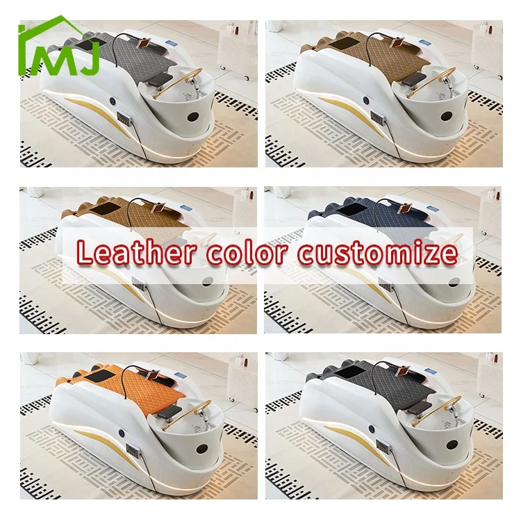 Modern Salon Full Body Electric Massage Hair Washing Bed Head Spa Shampoo Bed