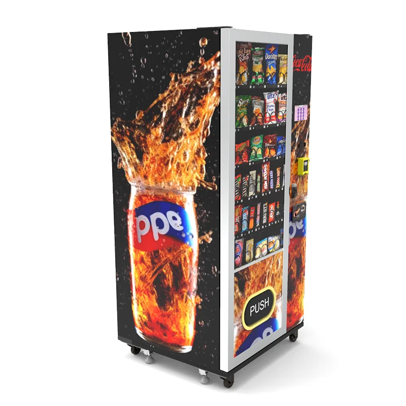 Electronic Touch Screen Vending Machine Pizza Vending Machines Made in China