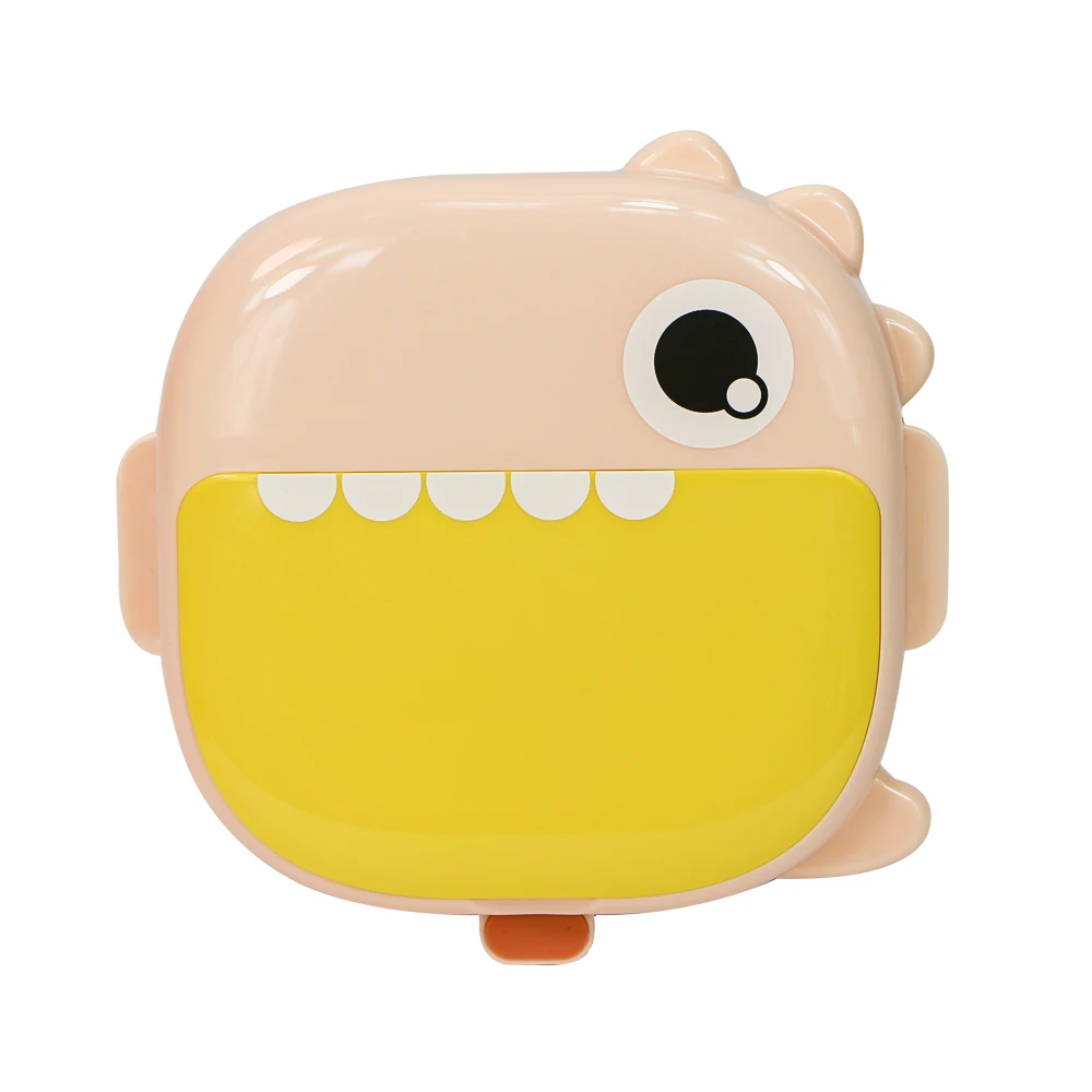 Plastic Stainless Steel Baby Feeding Product Tableware Food Warmer Bento School Lunch Insulated Bowl Set With Lid Spoon For Kid