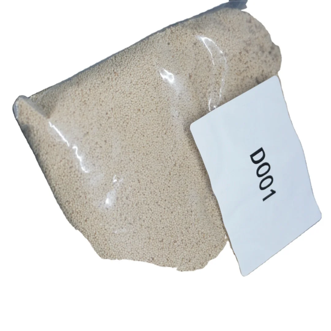 D001 Fluidized bed resin Water treatment media Heavy metal removal water refine resin Decolorizing resin