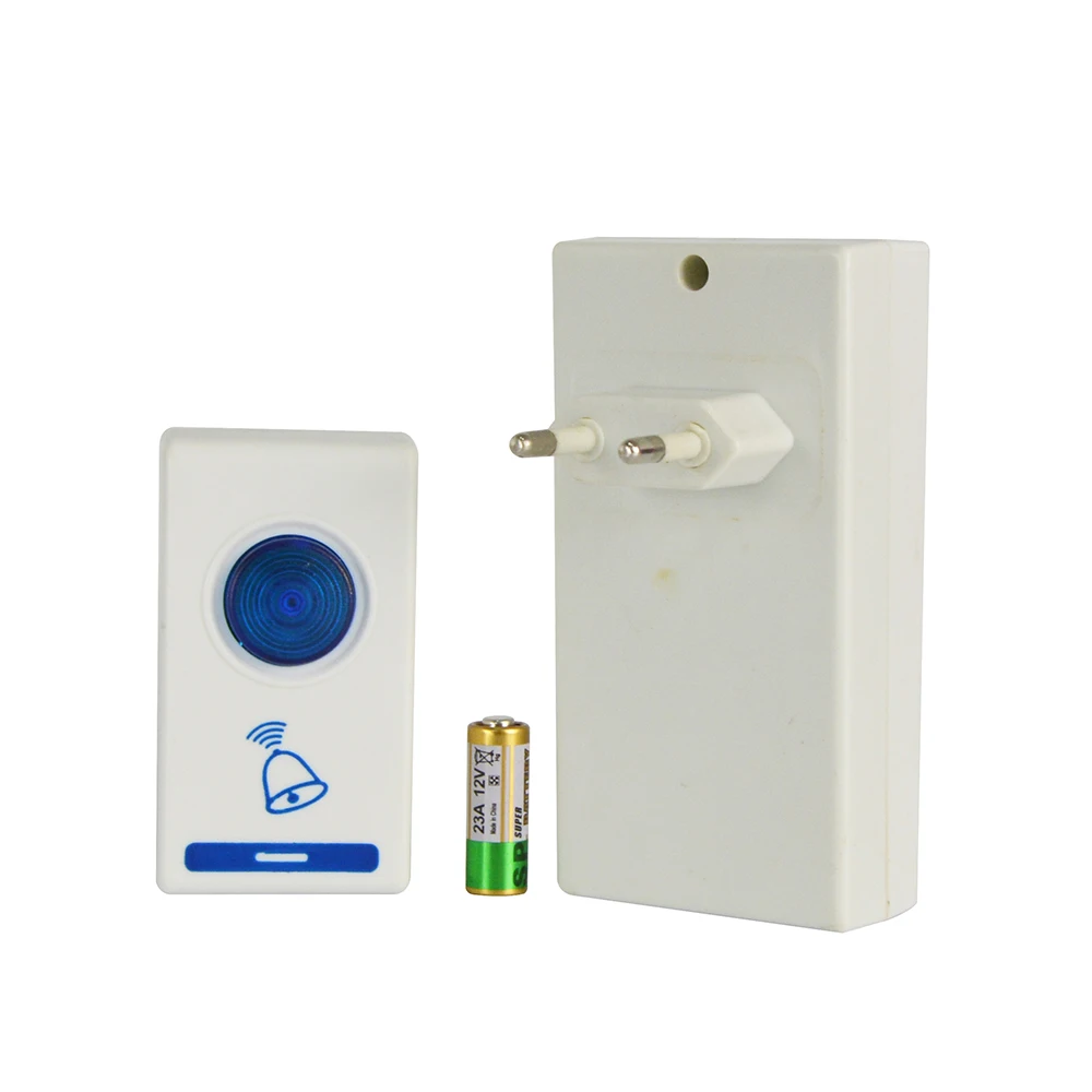 Battery Powered Dc Timbres Inalambricos 32 Melodies Remote Control Wireless Electrical Campainha Sem Fio Doorbell