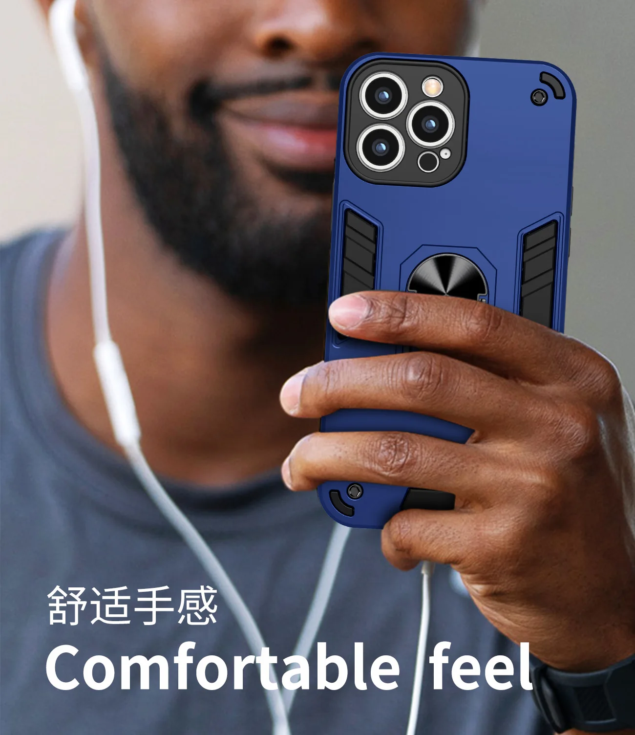 Anti-drop Car Magnetic Phone Case Custom Logo Luxury Mobile Phone Case With Multi-function Bracket For Iphone 13 12 11 Pro Max