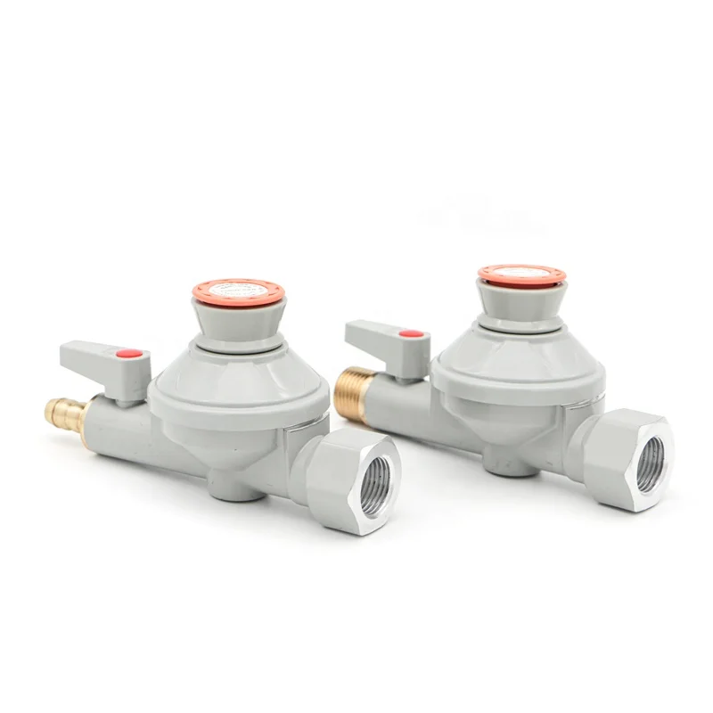 Natural Gas Pipeline Safety Gas Valve low pressure Security household Self-close auto shutoff Aluminum regulator  Valve