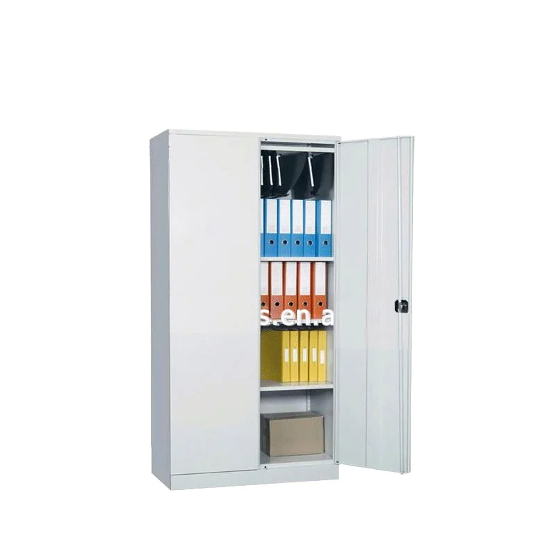 Filing Lockable Cabinet Customized Hot Sale Office Furniture, Stainless Steel Metal Wooden + White Color with Door 22mm