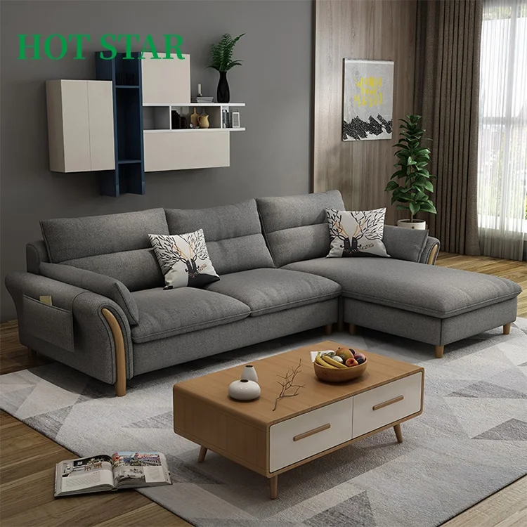 New Design Furniture Sofa Home Living Room,  Simple Style Fabric Sofa Set Living Room Furniture, Living Room Furniture Sofa Set