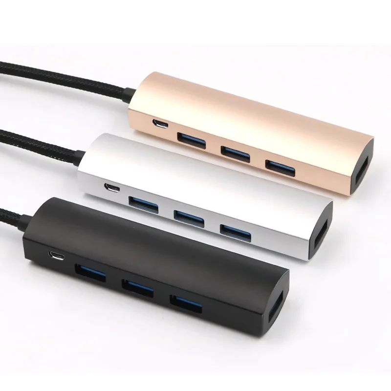 4 порта usb 3 0 хаб портативный адаптер высокая скорость расширение Мульти USB концентратор для мобильными устройствами с интерфейсом