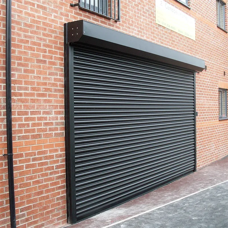 Modern Design Aluminum Alloy Volet Roulant Finished Door with Porte Roulante and Volet Graphic Design Solution Available