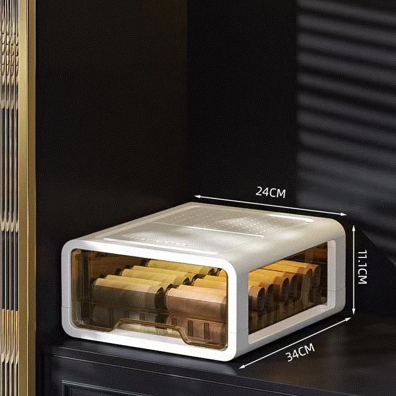 Clothing storage box home drawer storage box multifunctional storage dust proof organizing box 10 compartments