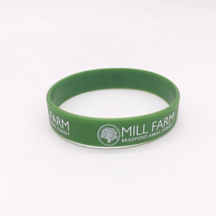 2021 Customized Design Personalized 1inch printed silicone bracelet