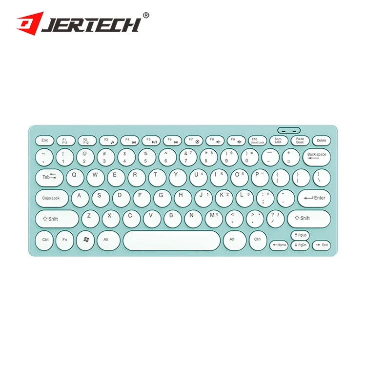 Jertech DK500 Best Seller 2022 Cartoon Blue Spanish Arabic Language Keyboard Office Colorful Wired Mini 60% Keyboards