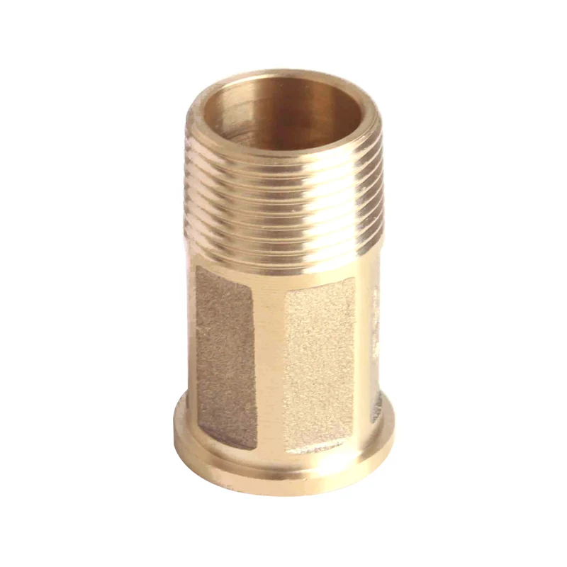 china suppliers custom water tube fitting ND20 brass water meter nipple
