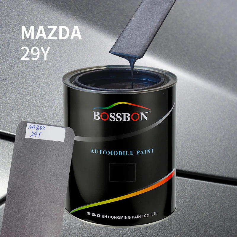 Full Formulas Mixing System Ready-mixed paint Mazda 29Y Titanium Grey Met spray auto paint Manufacturer Wholesale with 2k Paint
