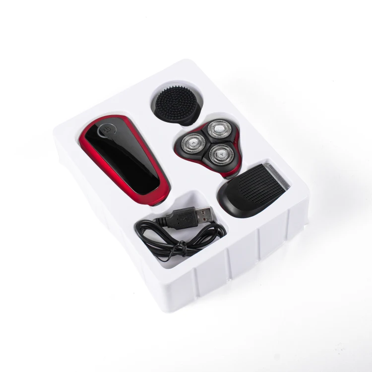 maquina afeitadora washable rasor close shave  floating head men electronic 3 in 1 shaver