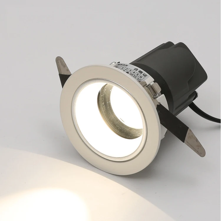 Антибликовый светодиодный светильник Tuya Zigbee Triac 0-10 В Dali с регулируемой яркостью 7W10W 20W затемняющий COB Встраиваемый