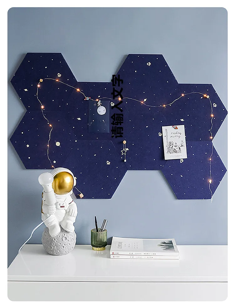 
Starry sky sound-absorbing board felt wall decor noise reduction insulation material wall paste background wall 